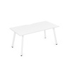 Стол AREDO 1600/800 с вырезом (Белый/Белый)	