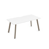 Стол AREDO 1600/800 с вырезом (Белый/Tabaco)	