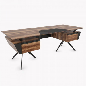 Стол руководителя SPACE 2000 (Barok/Black)